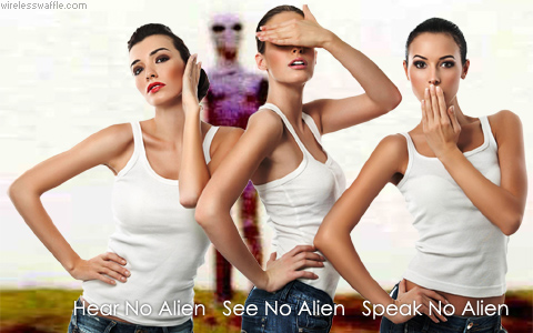 hear speak see no alien