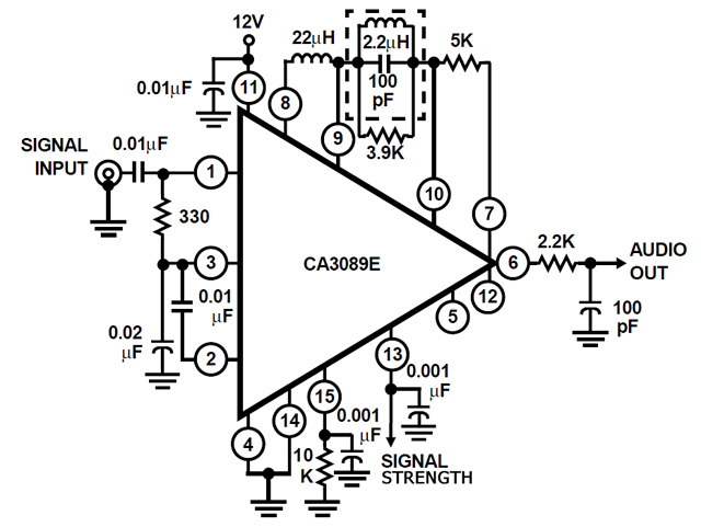 ca3089 circuit