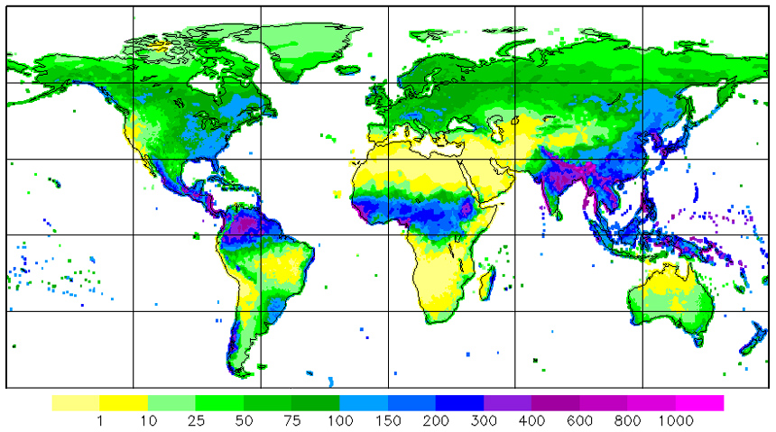 global rainfall