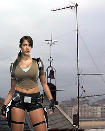 lara croft roof raider