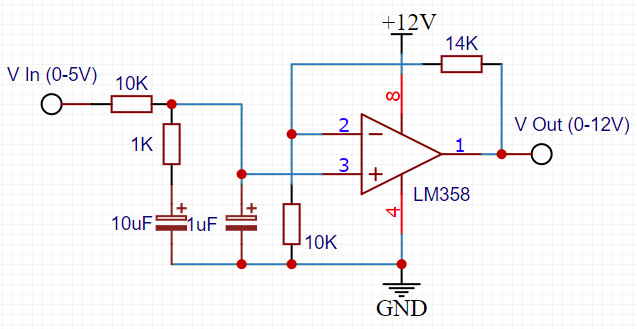 voltage amplifier circuit